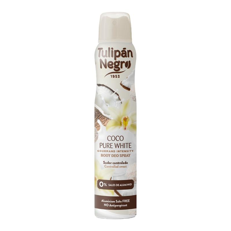

Дезодорант спрей Ніжні кокоси Pure White Coconut Body Deo Spray Tulipan Negro 200 мл