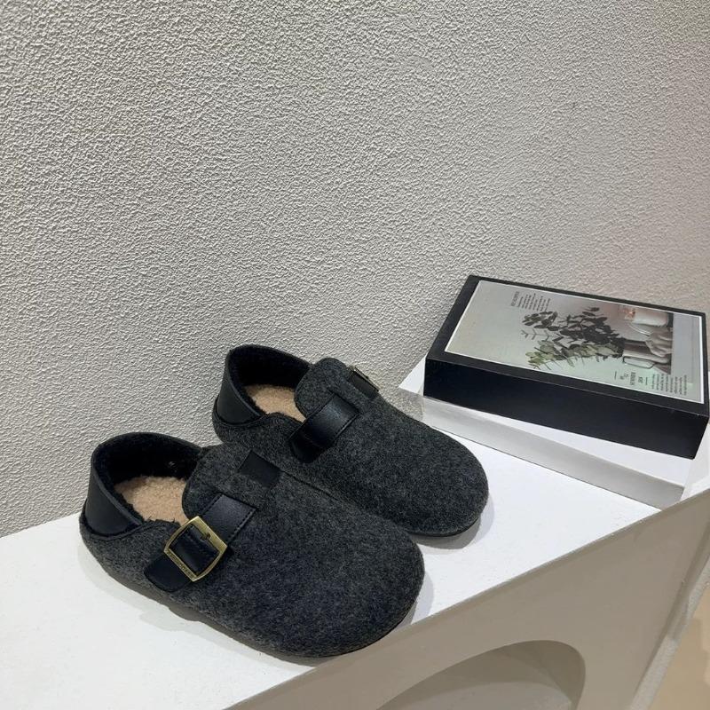 Retro Shoes for Women in Autumn and Winter, Thick-soled and Fleece Cotton Shoes