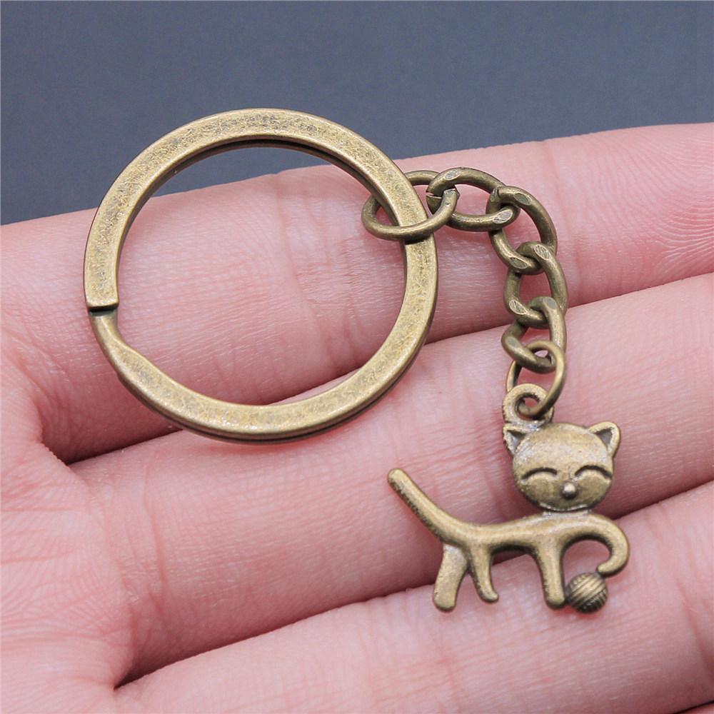 Poultry Farm Chicken Rooster Keychain for Men High Quality Initial New Year Gift Hip Hop Bag Accessory