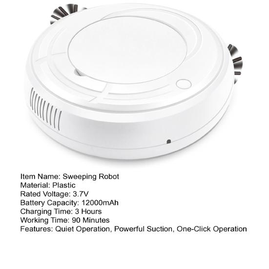 Yousheng Smart Robotic Vacuum Cleaner with Sweeping Suction Mopping 3-in-1 Automatic Floor Cleaner Low-Noise Self-Charging Corner Dust Cleaner for Pet