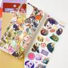 1 szt. Amerykańskie naklejki w stylu vintage ze zwierzętami i kolorowymi krawędziami dla dziewcząt i chłopców, na etui na telefon komórkowy, bagaż, gitarę, platformę PC, laptopa, do dekoracji DIY
