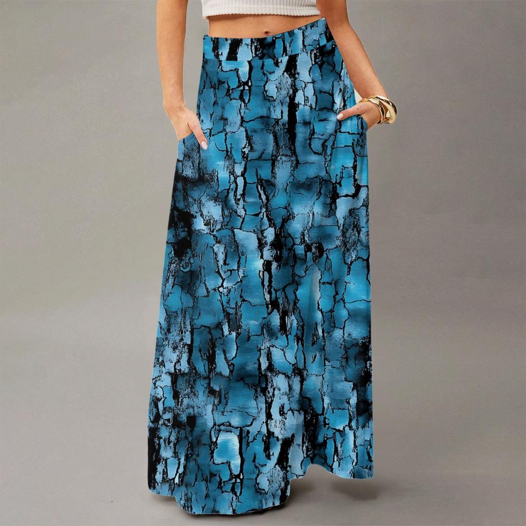 Women's Flowing Maxi Dress Regular Casual Summer Floral Print Bohemian  Skirt