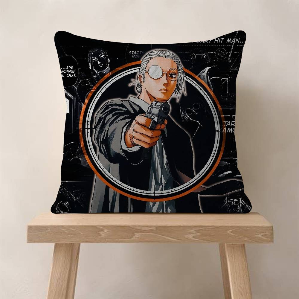 

Popular Japanese Anime SAKAMOTO DAYS Cushion Cover Pillow Cover Decor Pillowcase Printed Cushion Case For Couch 30x30 cm