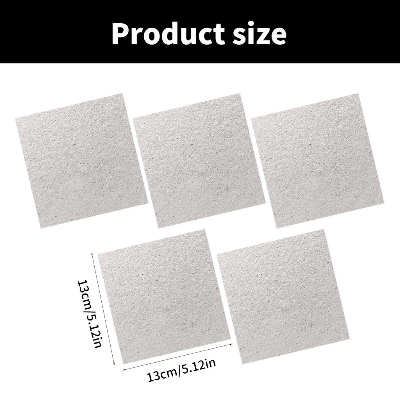 Balení 5 ks řezatelných slídových desek Slídové pláty Díl pro opravy domácích spotřebičů Vhodné pro mikrovlnné trouby, fény a toustovače