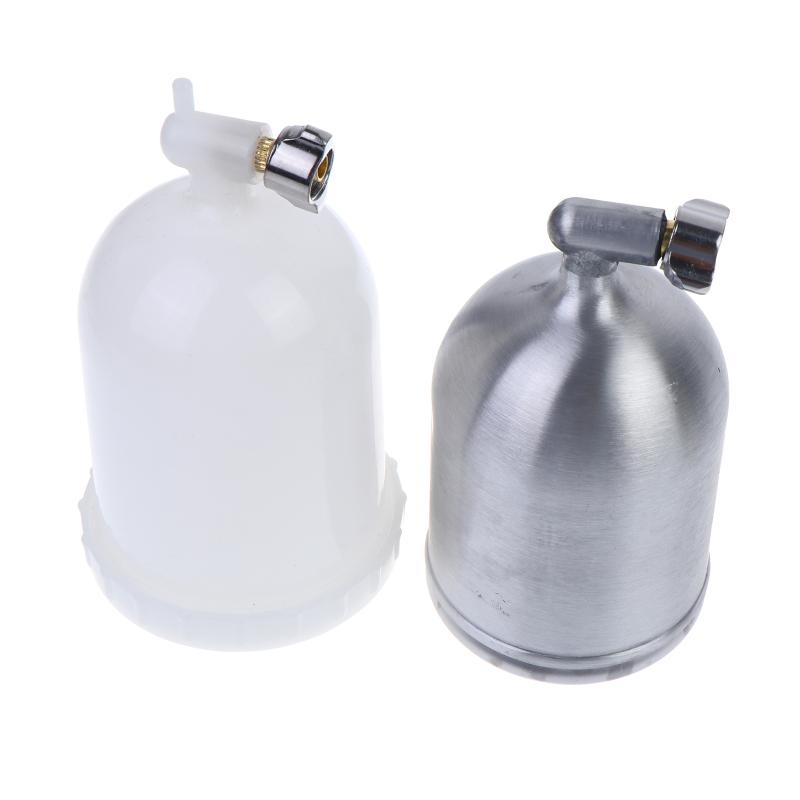 400CC Plastic/Aluminum Spray Paint Pot Air Gravity Feed Sprayer Cup Pneumatic Tool Accessories For F75 W101 W71 W77