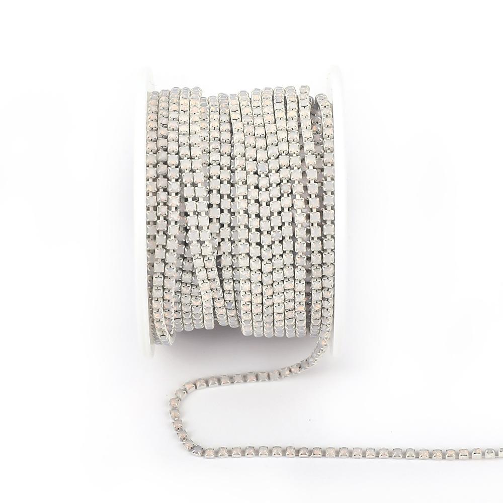 Weichen Specializes In Protein Color Electrophoresis Claw Chain Ceramic Single Row Rhinestone Chain Diy Jewelry Accessories Clothing Accessories