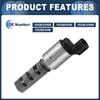 INFINAUTO Engine Variable Valve Timing VVT Solenoid for Toyota Prius C 2012-2019 Silver Tone 1 Pcs