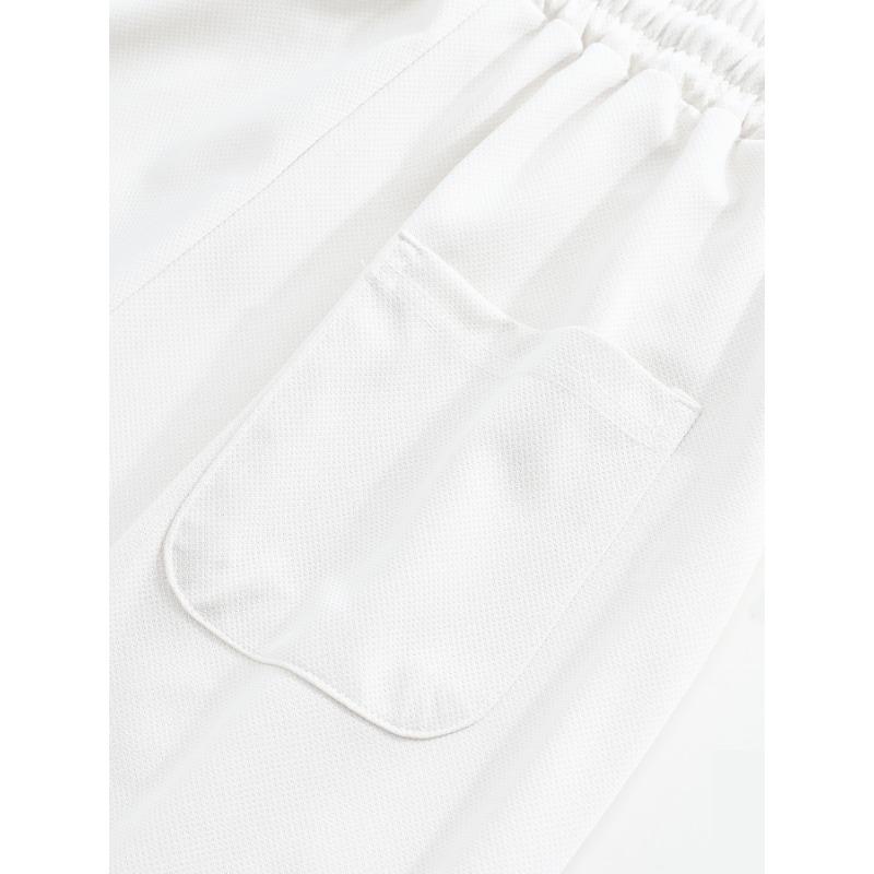 Spring Fashion Straight Casual Trousers Men's Sweatpants Drawstring Elastic Waist Micro Loose Neutral Wind Sports Trend Versatile