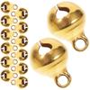 Loud Sound Mini Jingle Bells For Jewelry Makers And Christmas Decor 100Pcs