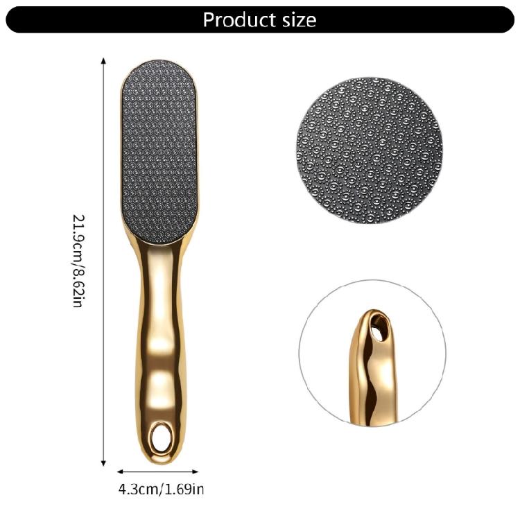 Hautentferner Glasfußfeile, Fußschrubber entfernt harte und abgestorbene Haut, Hornhautentferner für Füße, Nass und Trocken