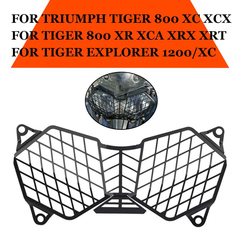Motorcycle Headlight Guard Grille Protection Cover For Triumph Tiger 800 1200 XC Explorer 1200XC Accessories Headlamp Grill Mesh