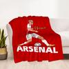 Arsenal Player Action Blanket Soft Warm Cozy Perfect for Picnics Couch Office for All Seasons Digital Print Best Holiday Gift for Friends Family