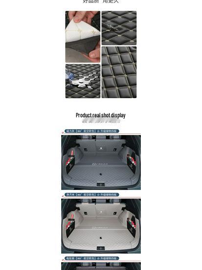 Lynk & Co 08 Full-Coverage Trunk Mat for Interior Decoration
