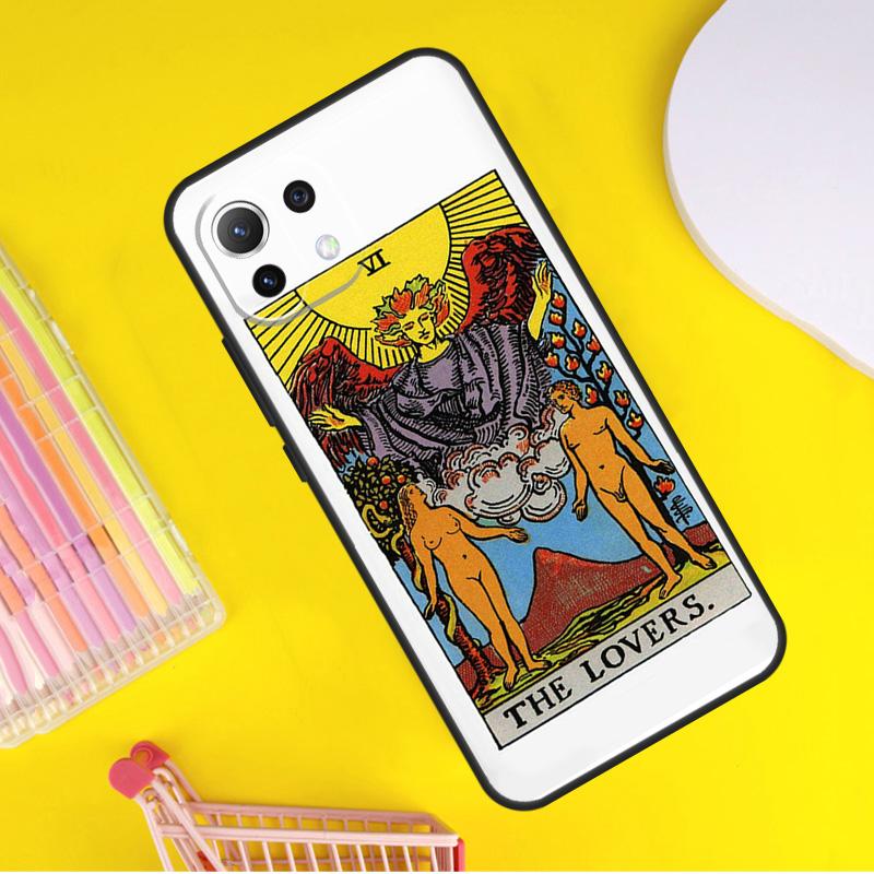 Tarot Card Astrology Sun Moon Lover Cover For Xiaomi 14 Ultra 13 11T 12T 13T 14T Pro POCO X6 X7 Pro X3 X5 F3 F5 F6 M6 Pro Case