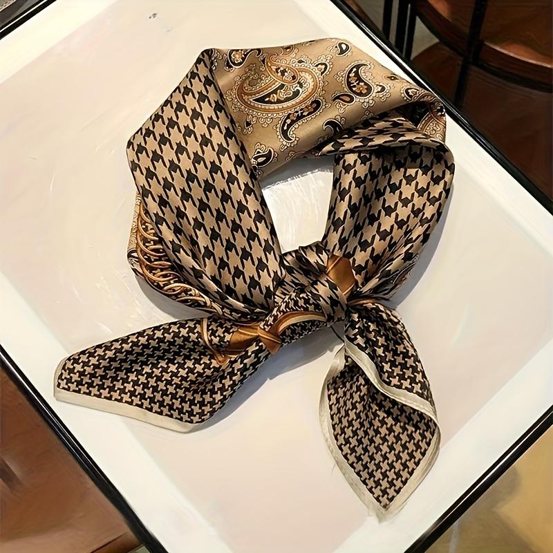 Luxury Brand  Skinny Neckerchief Scarf For Women Satin Silk Ribbons Bandana Ladies Neck Tie Wrist Wrap Shawl Echarpe