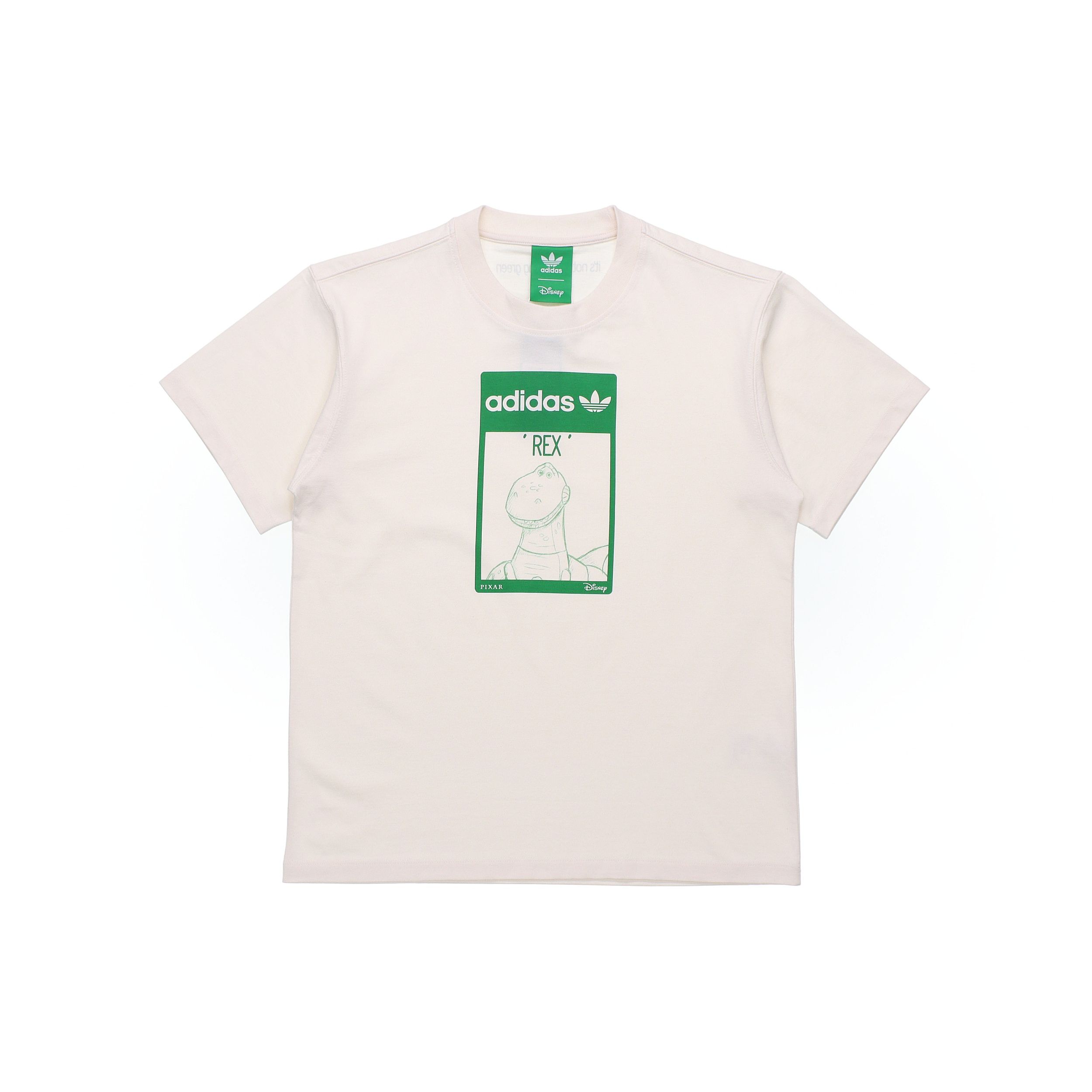 

Футболка унисекс с рисунком Adidas Originals X Disney Rex, неокрашенная GP3396 XXS
