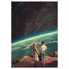 Science Fiction Space Collage Romantic City Prints Poster Canvas Painting Modern Wall Art Picture Living Room Bedroom Home Decor