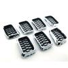 For Jeep Grand Cherokee 2017- Chrome Frame Mesh Front Grille 68317863AA Car Accessories