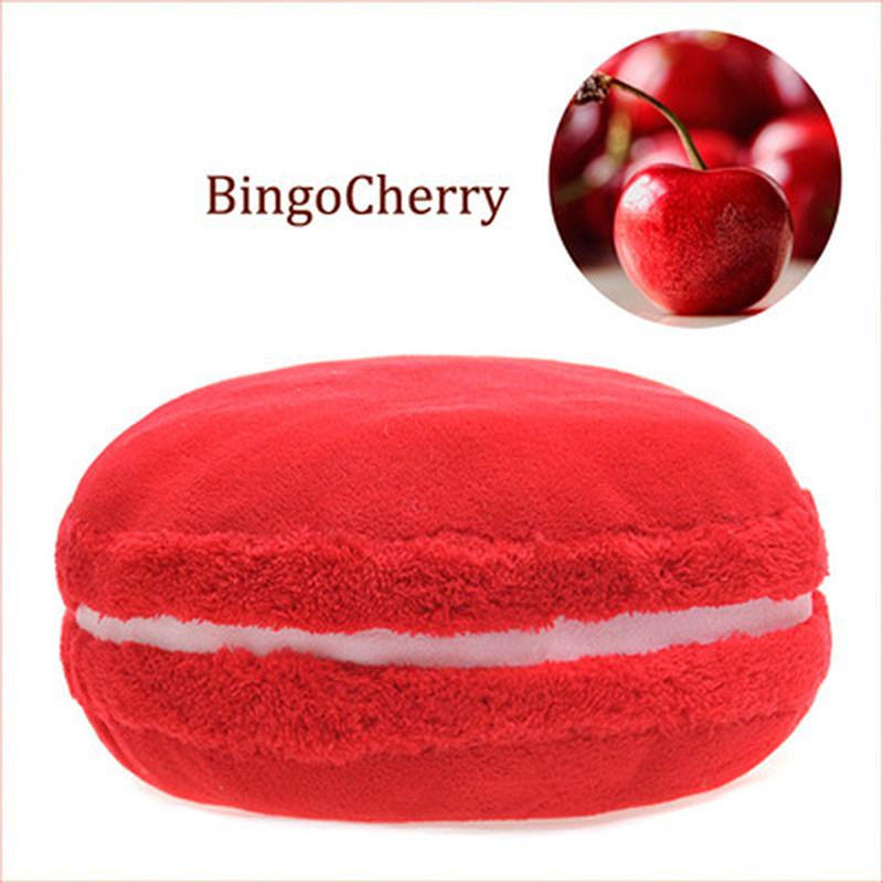 Macaron Shape Plush Cushion Round Cake Pillow Sofa Home Decoration Cushion Soft Plush Doll Photo Props