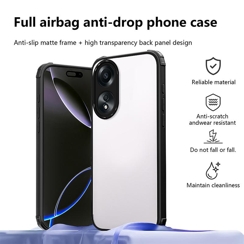 For Oppo K12X K13X New Clear Armor Bumper Shockproof Phone Case For OPPO F27 F23 F21 Pro Transparent Silicone Hard Cover Capa