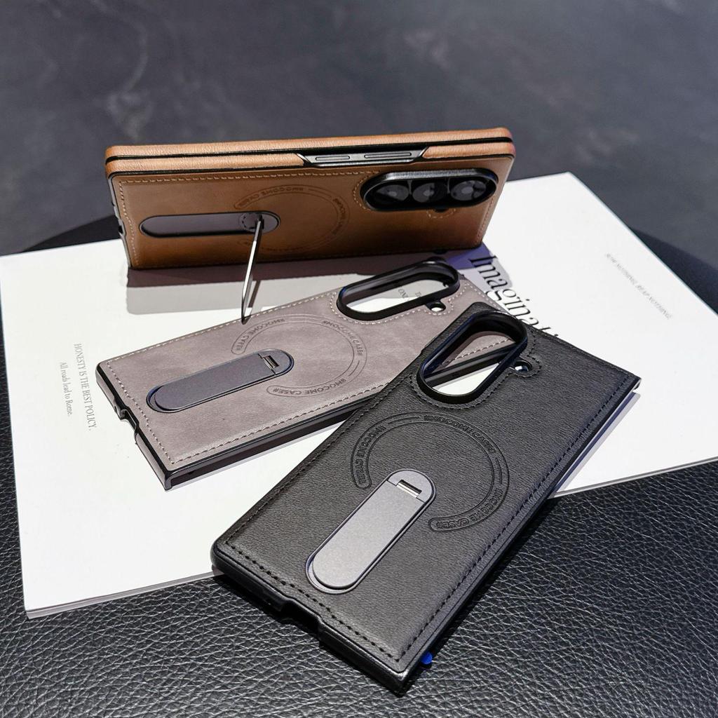 Samsung Z Fold7 Flip pouzdro s 360° otočným stojánkem a magnetickým bezdrátovým nabíjením
