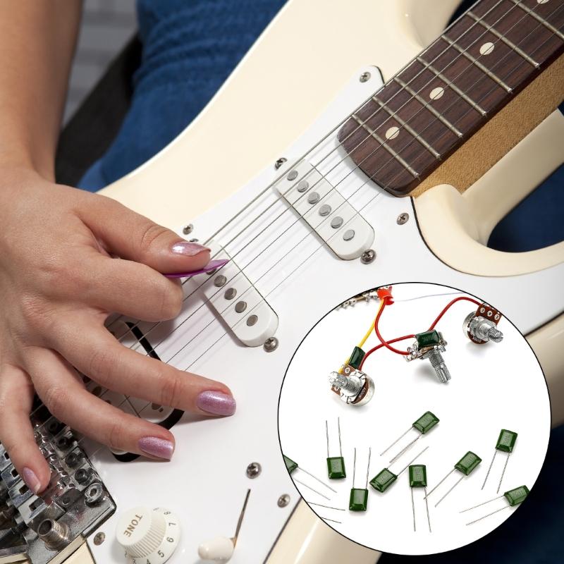Amplificatore per Chitarra Accessorio Elettronico Tono della Chitarra Condensatore di Tono Condensatore di Tono per Chitarra Elettrica Tono della Chitarra Migliorato