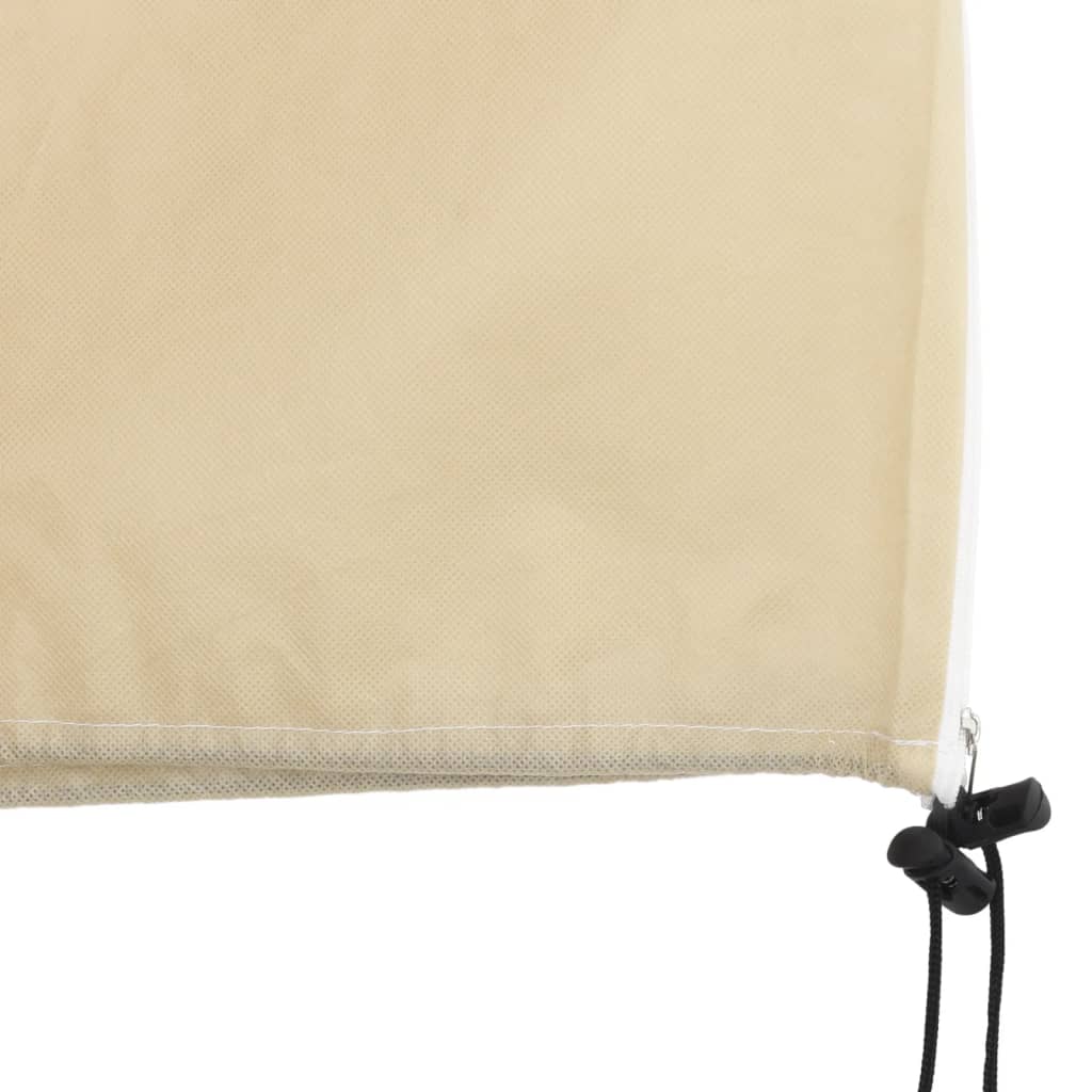 Winter Frost Protection Cover with Zipper 2 pcs 70 g m² 1.2 x 1.8 m