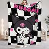Kawaii Kuromis Flannel Blanket for Sofas Luxury Blankets and Throws Fluffy Plaid Home Interior Sofa Throw Knee Soft Nap Bed & &