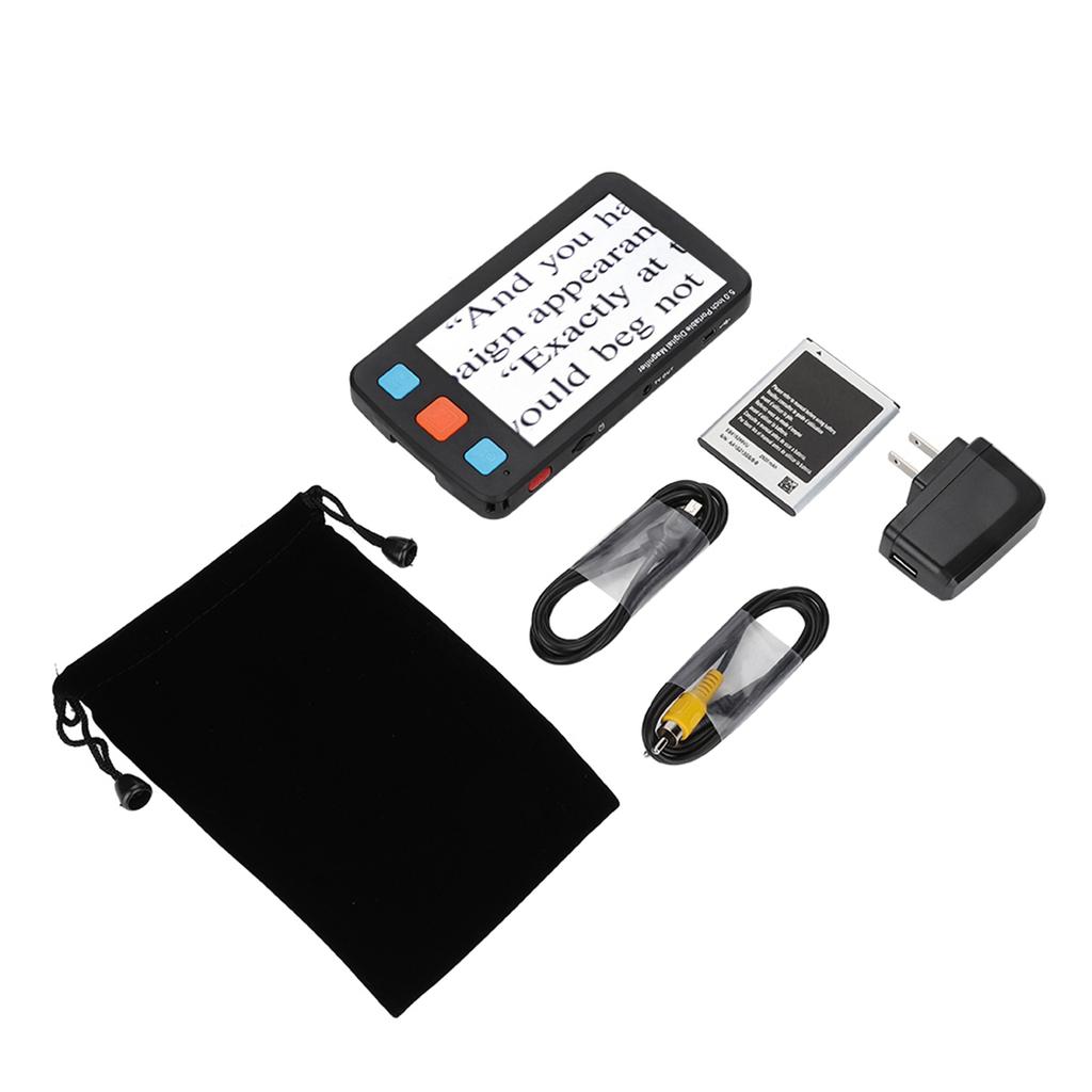 5 Inch LCD Low Vision Digital Magnifier Electronic Reading Aid US110‑ 4‑32X HD Visual Aid
