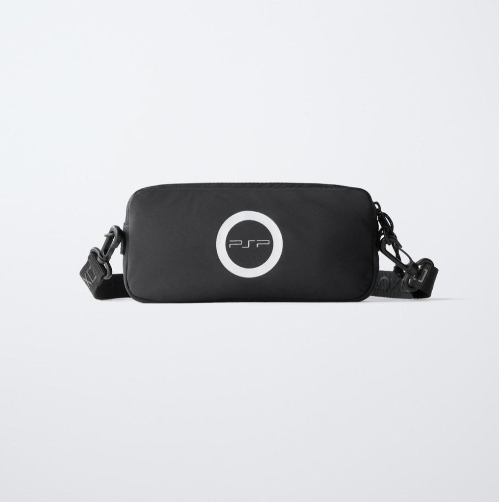 Bolsa Transversal ZARA x PlayStation Sony PSP Preta 2026 Japão