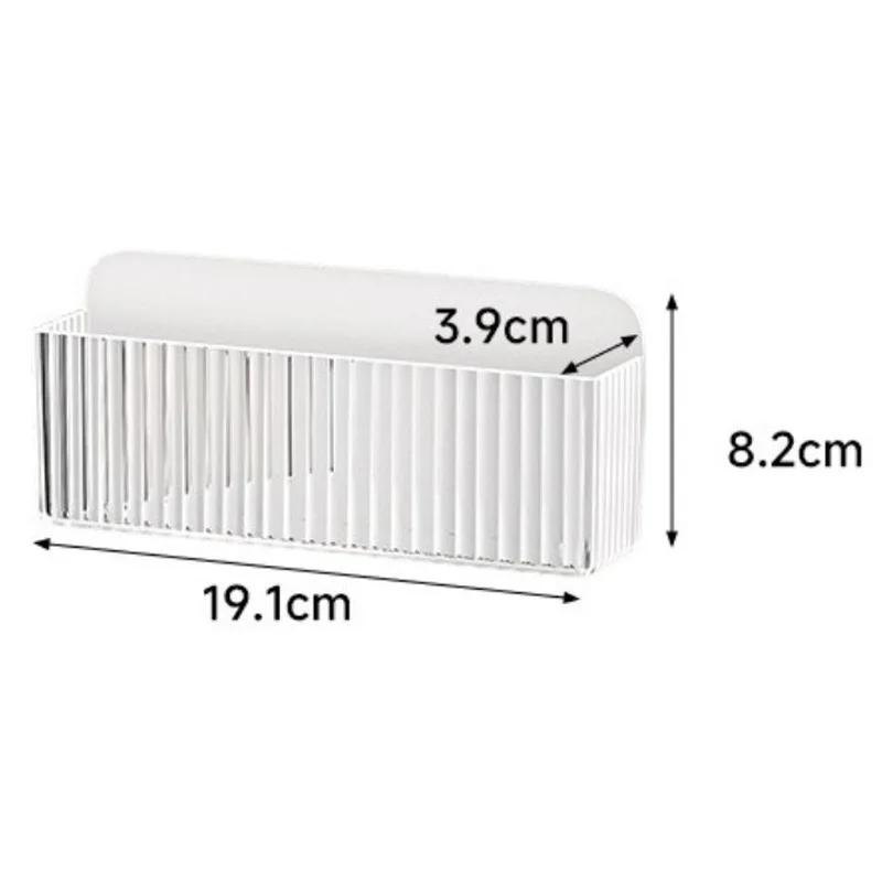 Wandmontierter Kosmetik-Organizer: Selbstklebende Aufbewahrungsbox für Schränke für Lippenstift, Schmuck & Make-up-Verstellbares Badezimmer-Regal