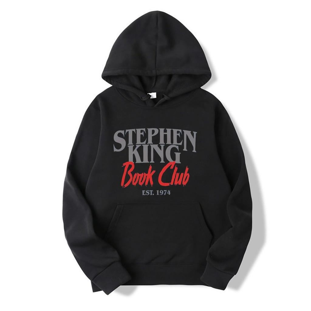 Stephen King Boekenclub hoodies grafische T-shirts jongens wit oversized grappig heren witte hoodies