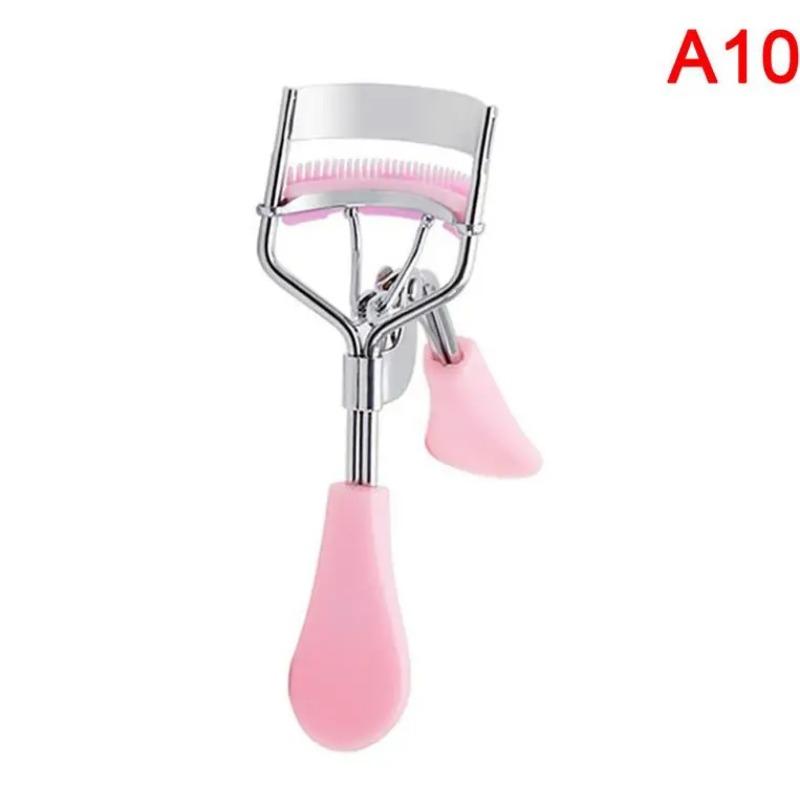1Pc Lady Professional Eyelash Curler With Comb Tweezers Curling Clip Cosmetic Eye Beauty Tool
