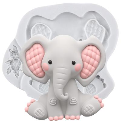 Elephant Silicone Mold Elephant Fondant Molds Cake Decorating Tools Theme Cake Dessert Decorated Chocolate Candy Mold