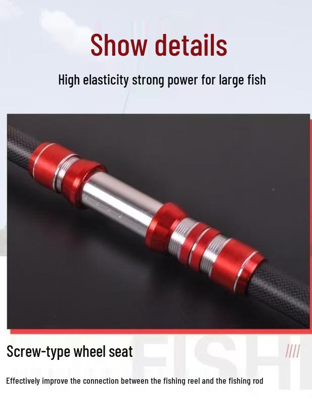 Professional Long Cast Anchor Fishing Rod Set - Super Hard Sea Spear Rod
