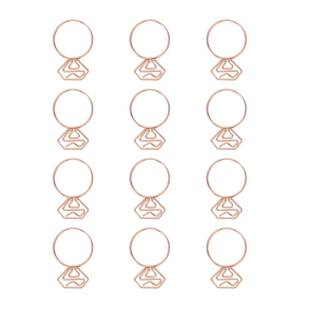 80pcs   Shape Paper Clips Rustproof Multifunction Multifunction with Clear Box for   School