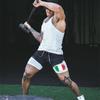 Camouflage Italy Flag Muay Thai Kick Boxing Shorts Men Women Unisex Casual Sportswear Double Layer Quick Dry Training Sport Gym Fitness Workout