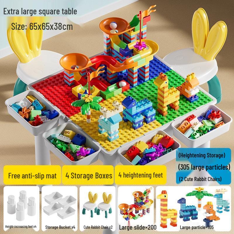 

Land Battle Eagle Kids Early Education Storage Building Block Table Set