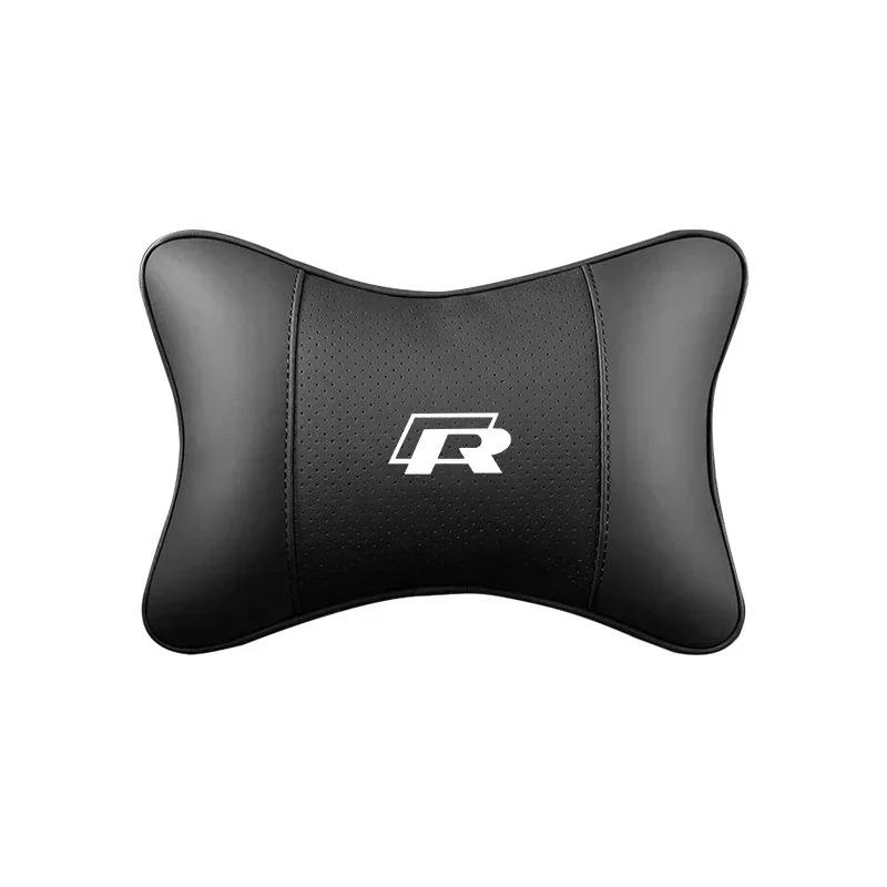 1Pz Cuscino Poggiatesta per Auto Sedile Morbido per VW GTI Atlas Jetta Touareg Variant Golf Polo Taos Nivus Passat Tiguan Ar