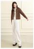 [Stand up collar jacket] Winter simple casual versatile short top for women