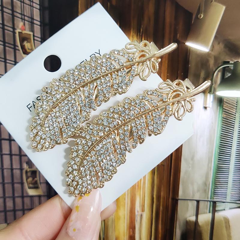 Kristall für Frauen Koreanische Neue Haarnadeln Mädchen Geometrische Perlen Haarspangen Mode Haarklammer Seitenclip Haaraccessoires