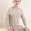 Men's Thickened Wool Silk Thermal Underwear Set for Autumn and Winter