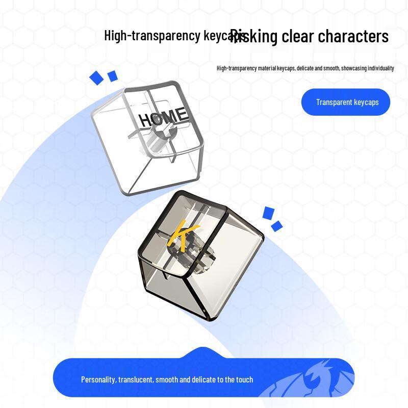 K840 Transparent Wired Mechanical Keyboard
