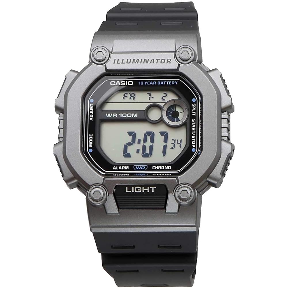 Casio W-737H-1A2V Digital Men's Watch Gray Metallic Standard Model