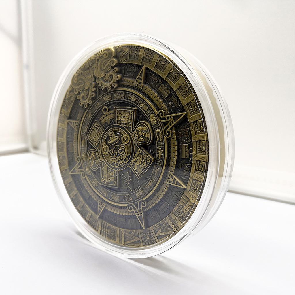 Buy 80mm Dia Mayan Aztec Green Bronze Coin Medallion Art Hobby Collection  Gift at affordable prices — free shipping, real reviews with photos — Joom