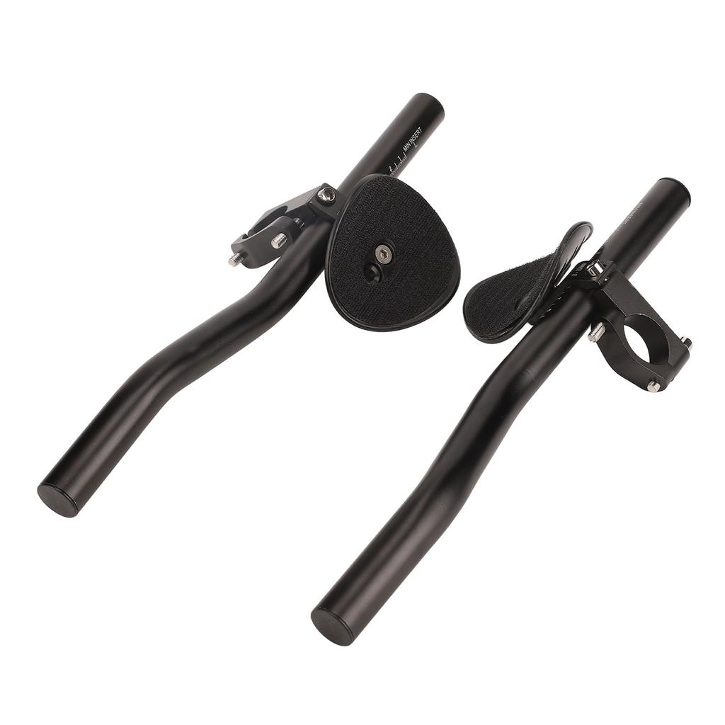 2PCS Bike Aero Bars Mountain Bike Rest Handlebar Aluminum Alloy Road Bike TT Handle