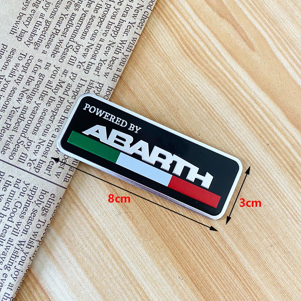 Car 70th Aniversário Emblema Sticker Decals Accessories For Fiat Abarth 124 125 500 595 695 Tipo FR Punto Ducato Stilo Palio