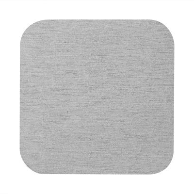 &NE Sottobicchiere in pietra lavica, quadrato, grigio, 1 pezzo, 9 cm di larghezza x 9 cm di profondità x 1 cm di spessore, assorbente, pietra lavica, senza amianto, ad asciugatura rapida, quadrato, piccolo,