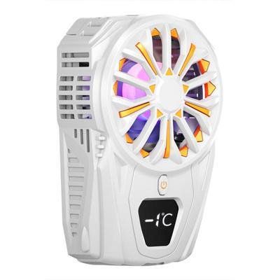 Sl02 Semiconductor Mobile Phone Radiator Digital Display Built-in Battery Cooling Fan Cooler For Game Live Broadcast