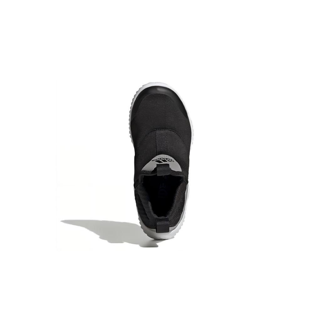 adidas Rapidazen C Abrasion Resistant Abrasion Resistant Low Top Running Shoes Black Gray White Kids' EE8122